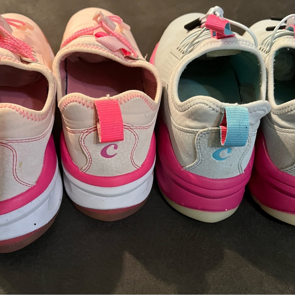 Clove Women's Sneakers - Pink White Blue Size 7.5 Lot Of 2 - Picture 9 of 12
